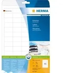 HERMA Etiketten permanent wei&szlig; 38,1x21,2mm 25 Blatt 1625 St&uuml;ck