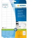 HERMA Adressetiketten Premium A4 wei&szlig;, permanent haftend, 25 Blatt