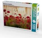 CALVENDO Puzzle Mohnblumen im Abendlicht 1000 Teile Lege-Gr&ouml;&szlig;e 64x48cm Foto-Puzzle