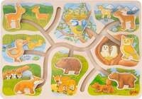 Schiebepuzzle Wer geh&ouml;rt zu wem?