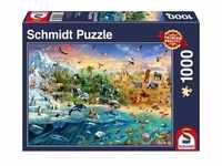 Schmidt 58324 - Die Welt der Tiere, Puzzle