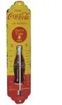 Thermometer. Coca-Cola / In Bottles Yellow