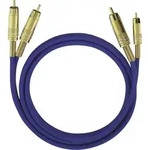 Cinch Audio Anschlusskabel [2x Cinch-Stecker - 2x Cinch-Stecker] 2.00 m Blau