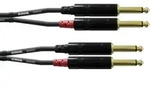 Cordial CFU 6 PP Audio Adapterkabel [2x Klinkenstecker 6.35 mm - 2x Klinkenstecker