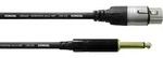 Cordial CCM 10 FP XLR Verbindungskabel [1x XLR-Buchse - 1x Klinkenstecker 6.35 mm]