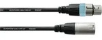 Cordial CCM5FM XLR Verbindungskabel [1x XLR-Buchse - 1x XLR-Stecker] 5.00m Schwarz