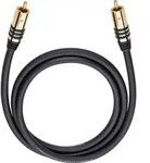 Cinch Audio Anschlusskabel [1x Cinch-Stecker - 1x Cinch-Stecker] 10.00 m Schwarz