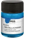 KREUL Acryl Metallicfarbe blau 50ml Glas