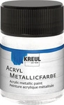 KREUL Acryl Metallicfarbe perlmutt wei&szlig; 50ml Glas