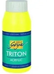 KREUL Acrylfarbe SOLO Goya TRITON gelb fluoreszierend 750ml Flasche Neon Gelb,