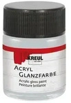 KREUL Acryl Glanzfarbe silber 50ml Glas