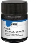 KREUL Acryl Metallicfarbe schwarz 50ml Glas