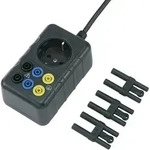 VOLTCRAFT SMA-10 Messadapter Schutzkontakt-Stecker - Buchse 4 mm,