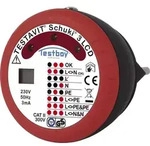 Testboy Testavit Schuki 3 LCD Steckdosentester CAT II 300V LED, LCD