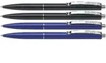 Schneider Kugelschreiber K 15, Blister 4 St&uuml;ck, je 2x schwarz blau