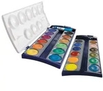 Pelikan Deckfarbkasten K24, 24 Farben und 1 Tube Deckwei&szlig; Wei&szlig;