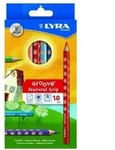 LYRA Buntstifte Groove Natural Grip 10 St&uuml;ck Kartonetui