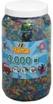 Hama B&uuml;gelperlen Glitter Mix 13000 St&uuml;ck Dose