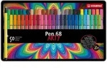 STABILO Premium-Filzstift - Pen 68 - 50er Metalletui - mit 46 verschiedenen...