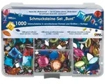 KREUL Schmucksteine Set Bunt, 1000 St&uuml;ck