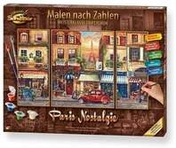 Malen nach Zahlen - Paris Nostalgie (Triptychon)