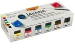KREUL Javana Stoffmalfarben f&uuml;r helle Stoffe, Set Grundfarben 6 x 20 ml