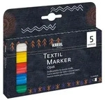 KREUL Textil Marker Opak medium 5er Set