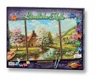 Malen nach Zahlen - L&auml;ndliche Idylle (Triptychon)