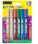 UHU Glitter Glue Original original colours 6 St&uuml;ck