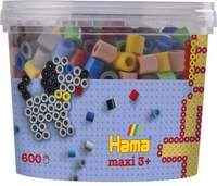 HAMA Dose mit Perlen 600 Stck, Volltonmix 2