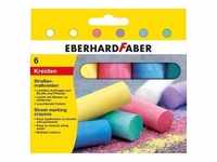 Eberhard Faber 526506 - Straßenmalkreiden in 6 leuchtenden Farben