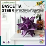 folia Bastelset Bascetta Stern &Oslash;30cm 115g/m2 violett 20x20cm 32 Blatt