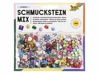 Folia Schmuckstein Mix RAINBOW über 800 Teile, Formen, Größen & Farben...