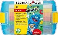 Eberhard Faber 572010 - Plastilin-Knete, inklusive 2 Modellierwerkzeuge