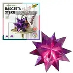 folia Bastelset Bascetta Stern &Oslash;20cm 115g/m2 violett 15x15cm 32 Blatt