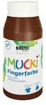 KREUL Fingerfarben MUCKi braun 750ml Flasche, Grundpreis: &euro; 14,52 / l