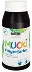 KREUL Fingerfarben MUCKi schwarz 750ml Flasche