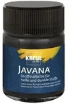 KREUL Javana Stoffmalfarbe f&uuml;r helle und dunkle Stoffe, Schwarz 50 ml