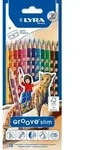LYRA Buntstifte Groove slim Natural Grip 12 St&uuml;ck Kartonetui