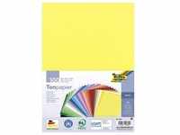Folia Tonpapier 130g/m2, DIN A4, 100 Blatt, farbig sortiert