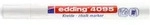 edding 4095 Kreidemarker Window Marker 2-3mm wei&szlig;