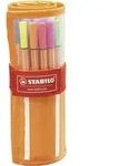 STABILO Fineliner - point 88 - 30er Rollerset - mit 30 verschiedenen Farben