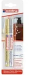 edding 751 Lackmarker medium, 2er Set gold/silber