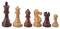 Schachfiguren Tutenchamun, K&ouml;nigsh&ouml;he 95 mm, gewichtet, in Holzbox