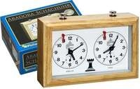 Philos 4680 - Schachuhr Aradora, mechanisch, Holzgeh&auml;use