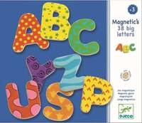 Holz Magnete: 38 big letters