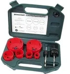 Br&uuml;der Mannesmann M44100 Lochs&auml;gen-Set 8teilig 1 St.