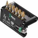 Wera Bit-Check 7 PZ Diamond 1 05057412001 Bit-Set 7teilig Kreuzschlitz Pozidriv