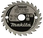 Makita SPECIALIZED B-33819 Kreiss&auml;geblatt 85 x 15 x 1.0 mm Z&auml;hneanzahl: 24 1 St.