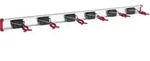 Bruns Bruns Ger&auml;tehalterleiste 6 Halter 1 m f&uuml;r Handstielger&auml;te SB 6.10 C 1 m